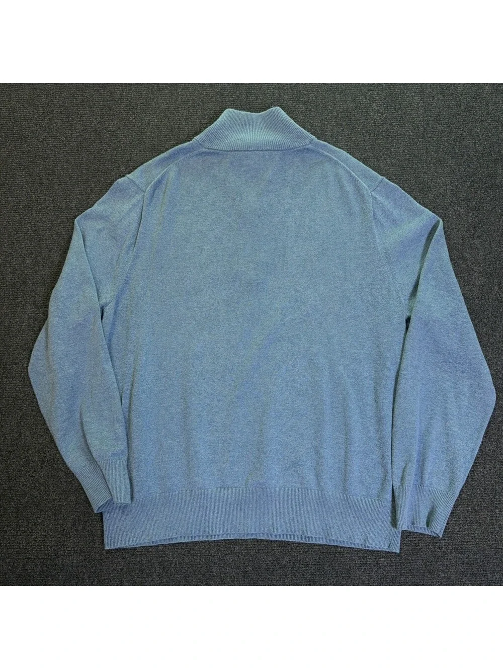 J Crew Men's Medium Quarter Zip Cotton Sweater